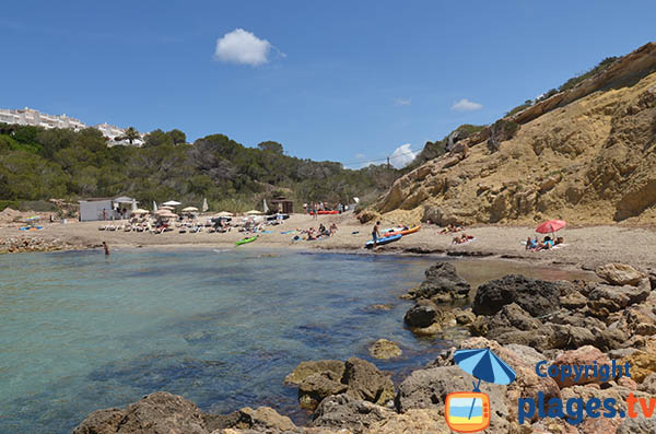 Plage de Cala Codolar à Ibiza - Sant Josep de sa Talaia