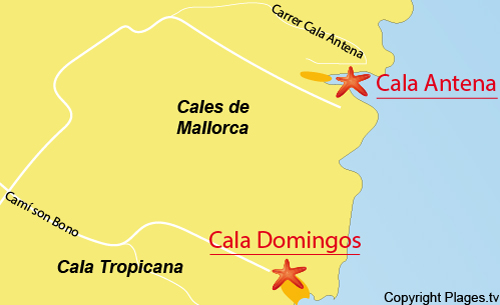 Plage De Cala Antena Cales De Mallorca Ile De Majorque Bal ares 