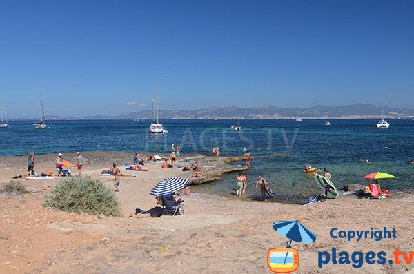 Photo des plages autour de la pointe de ses Puntxes à Majorque - Baléares