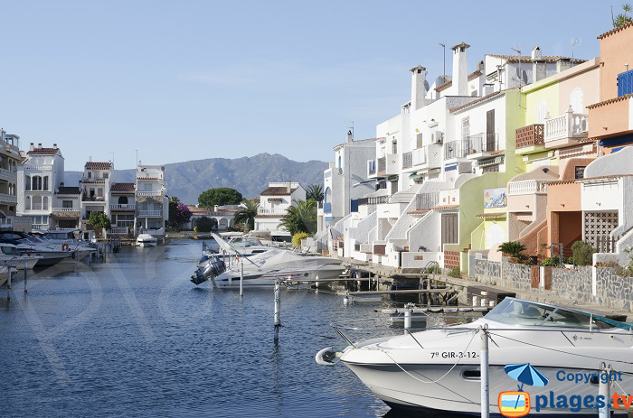 Canals in Empuriabrava - Spain