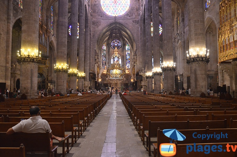 Intérieur de la cathédrale de Majorque