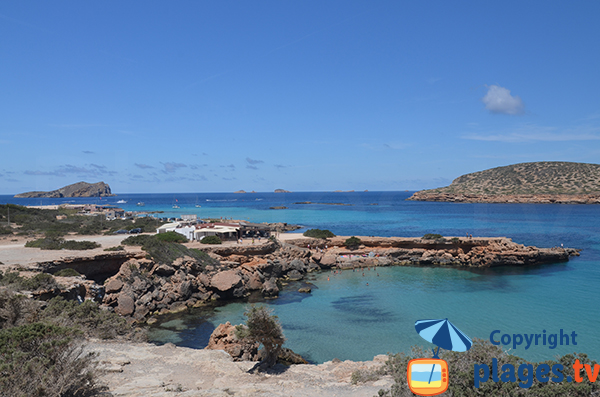 Photo de la piscine naturelle de Comte - Ibiza