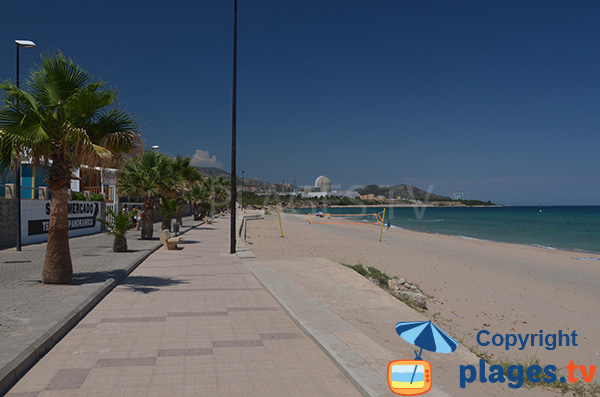 Photo de la plage de l'Almadrava à l'Hospitalet del Infante - Espagne