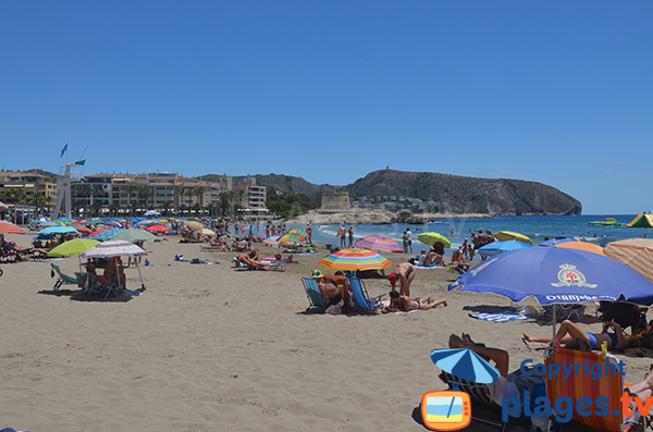Photo de la plage de l'Ampolla en Espagne à Moraira
