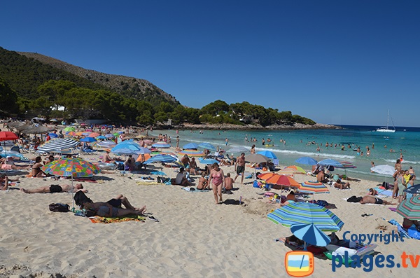 Belle plage au nord de Majorque