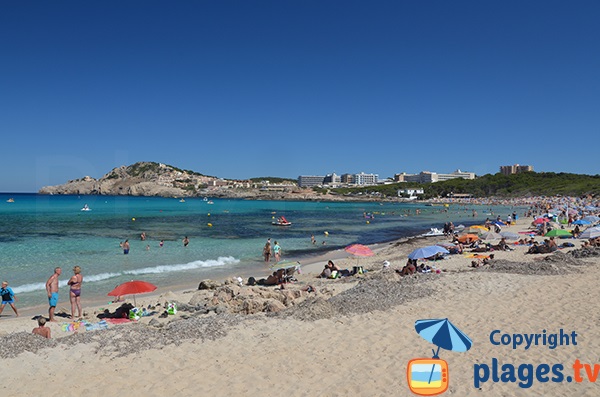 Photo de la plage de Cala Agulla à Majorque
