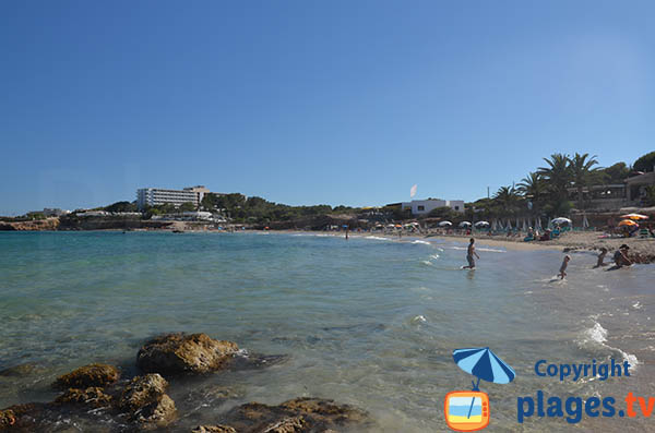 Belle plage au sud d'Ibiza - Cala Nova