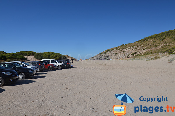 Parking de la plage de Cala Torta - Majorque