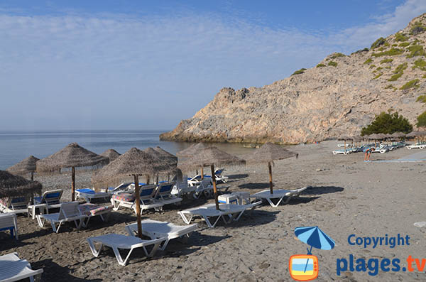 Location de matelas sur la plage de Cantarrijan - Espagne