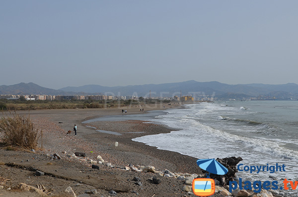 Photo de la plage de Guadalhorce à Malaga