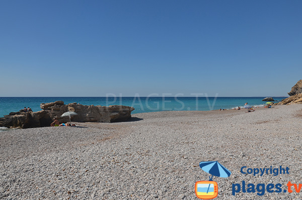 Photo de la plage de Caleta à Villajoyosa - Espagne