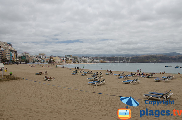 Photo de la plage de Las Canteras à Las Palmas - Grande Canarie