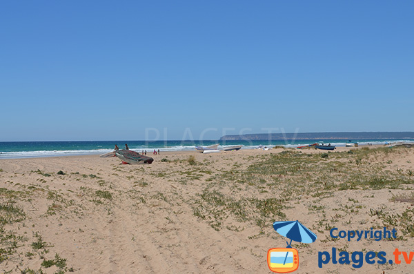 Bateaux sur la plage de Zahara - Espagne