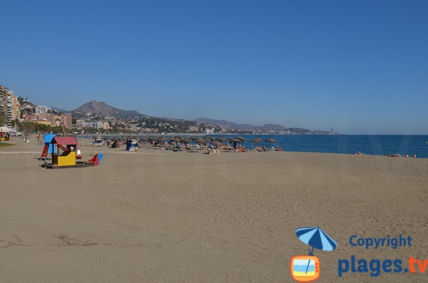 Photo of Malagueta beach in Malaga - Spain