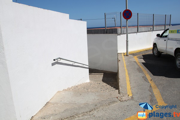Access to Margarida beach in Palamos