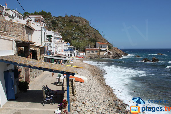 Beach of Margarida in Palamos in Spain