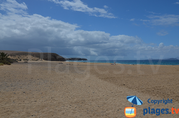 View of Fuerteventura from Playa Blanca Beach