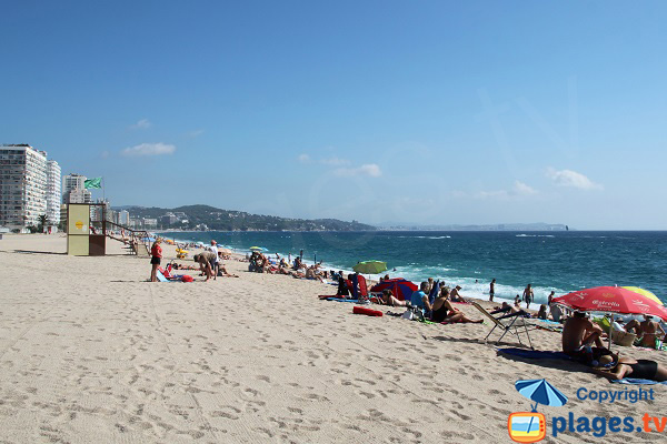 Photo de la plage de Port d'Aro à Platja d'Aro en Espagne