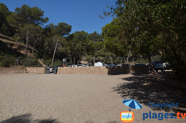 Parking de la plage de Portals Vells - Majorque
