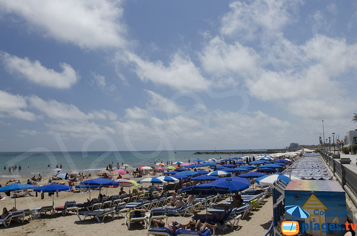 Plages privées à Sitges sur la Grande Plage