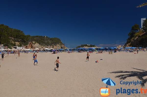 Jeux sur la plage de Port de Sant Miquel - Ibiza