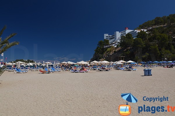 Photo de la plage du Port de Sant Miquel à Ibiza - Espagne