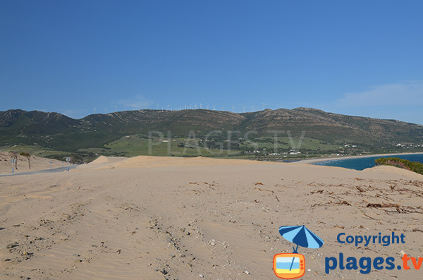 Dune de Punta Paloma à Tarifa avec vue sur la plage