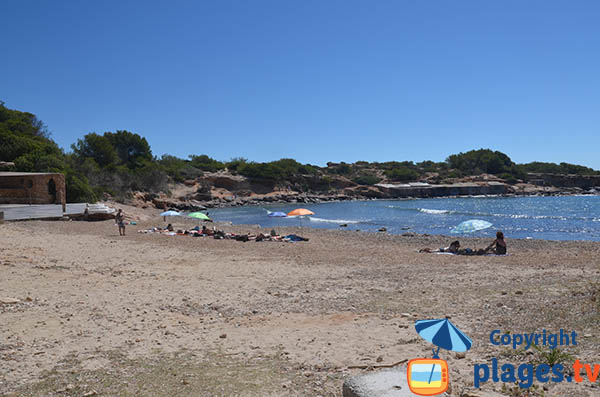 Photo de la plage de S'Estanyol à Ibiza