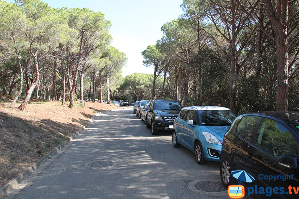 Plage avec parking gratuit à Platja d'Aro