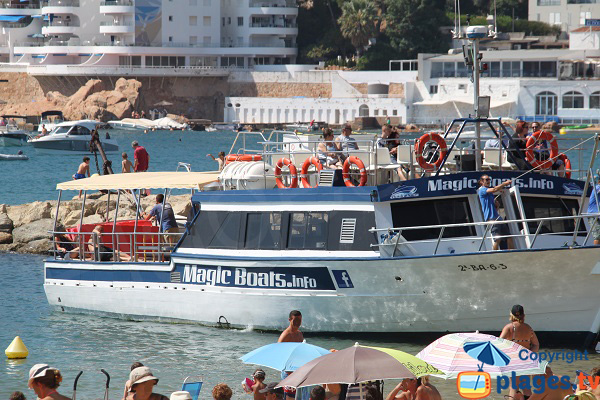 promenade en bateau à Sant Feliu de Guixols
