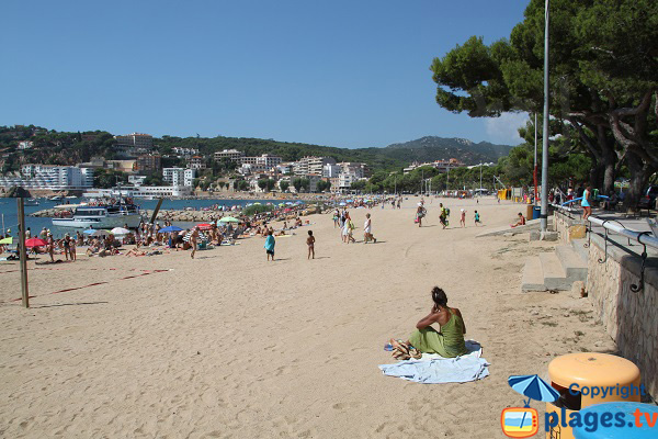 Beach of Sant Feliu de Guixols - Costa-Brava - Spain