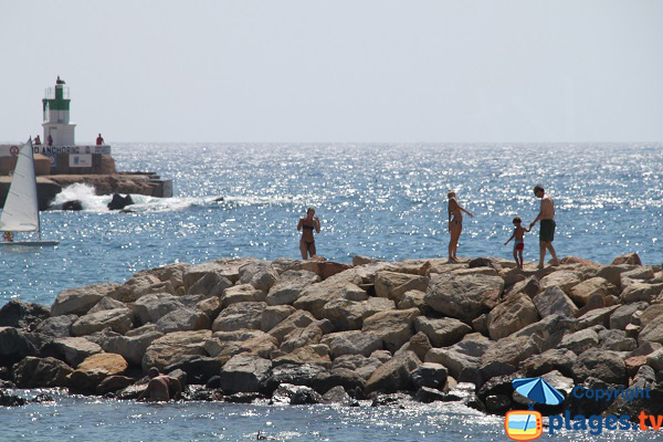 Digue de protection de la plage de Sant Feliu de Guixols