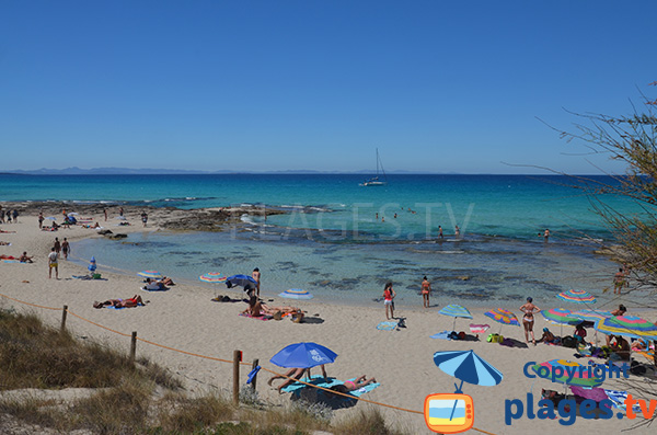 Photo des plages de Ses Platgetes à Formentera