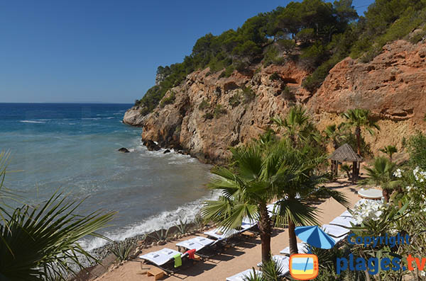 Falaises autour de la plage de Sol d'en Serra - Ibiza