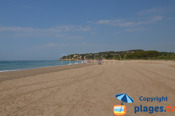 Large beach in Tarragona - Spain