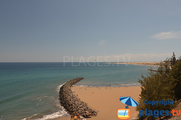 Photo de la plage del Veril à Playa del Ingles - Gran Canaria
