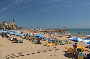 Beaches in Sitges